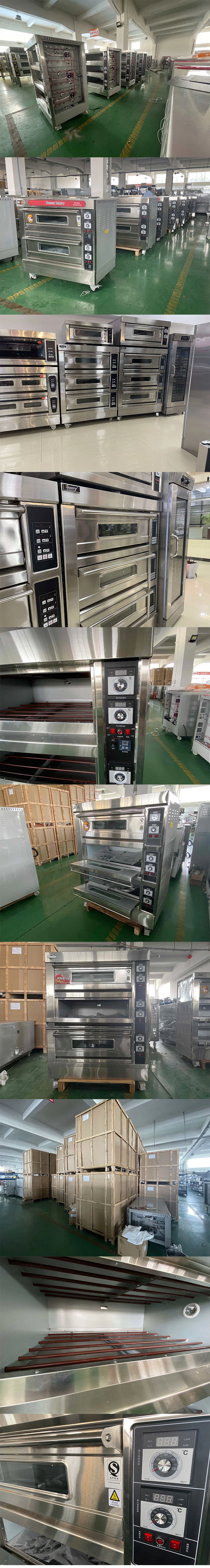Electric Gas Bread Layer Deck Oven Industrial Commercial Bakery Baking Oven for Sale
