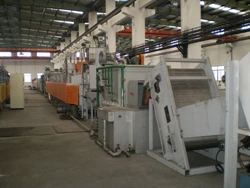 China Aluminum Alloy Solid Solution Mesh Belt Furnace