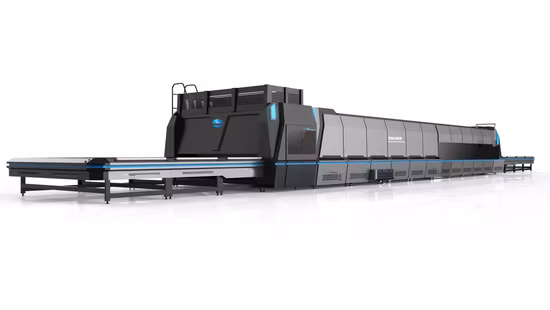 Three Bending Glass Tempering Furnace