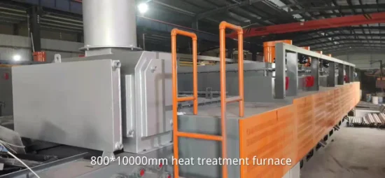 Advanced High Quality Hardening Heat Treatment Mesh Belt Furnace Line